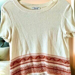 Madewell Boho Fringe Knit Top – Size Small – Never Worn